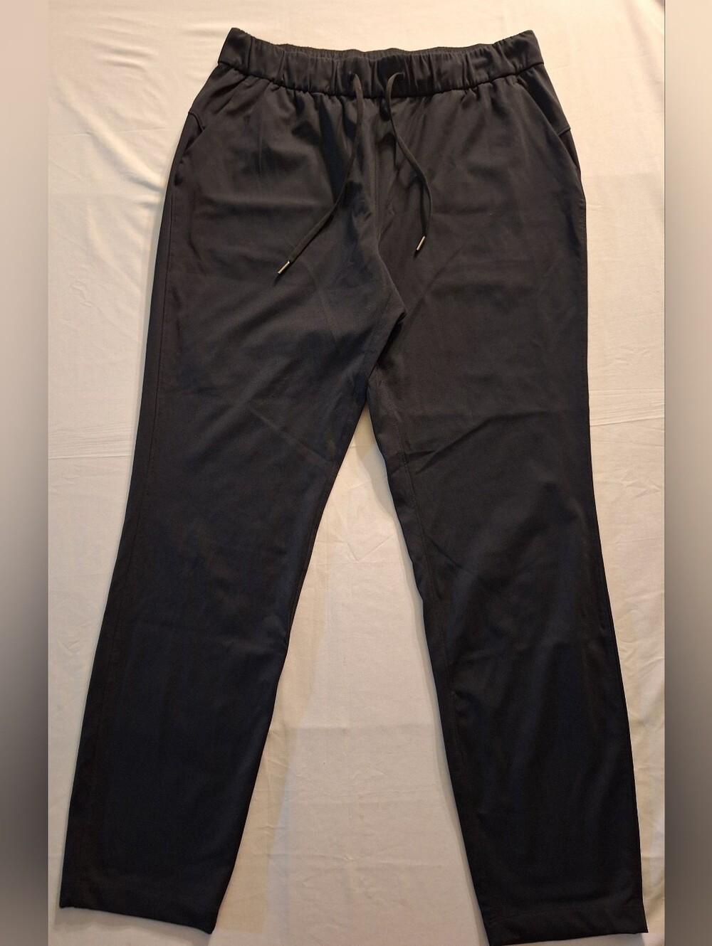 Men's Black Drawstring Jogger Pants